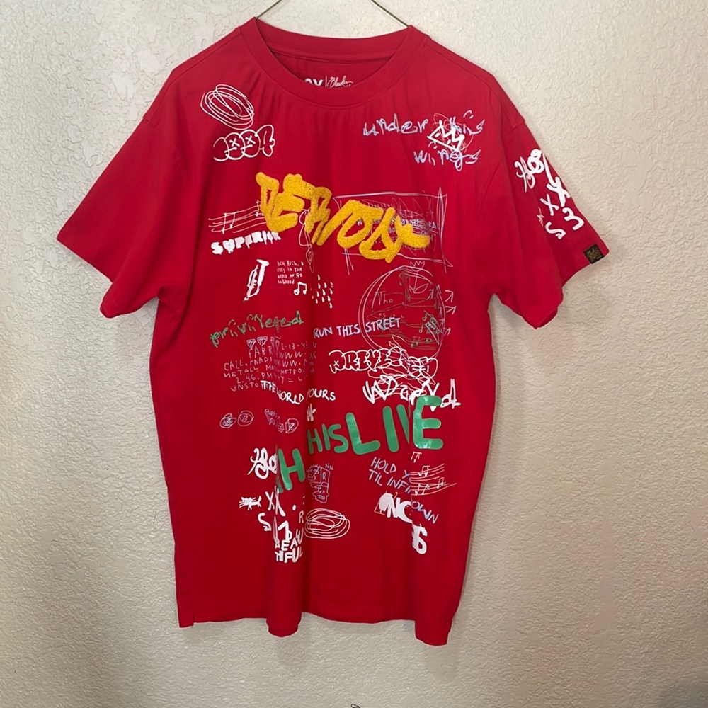 Mens 2X Red Bleecker & Mercer shirt